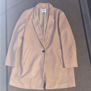 Old Navy XL Tall Tan Long Coat
